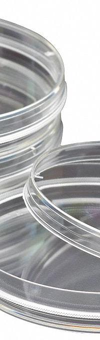 Petri Dish: 150 mm Dia, 20 mm Overall Ht, No Surface Treatment, Polystyrene, Sterile, Clear, Round (MPN 229653). Key specifications — Material: Polystyrene; Brand: CELLTREAT; Surface Type: No Surface Treatment.