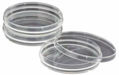 Petri Dish: 150 mm Dia, 20 mm Overall Ht, No Surface Treatment, Polystyrene, Sterile, Clear, Round (MPN 229653). Key specifications — Material: Polystyrene; Brand: CELLTREAT; Surface Type: No Surface Treatment.