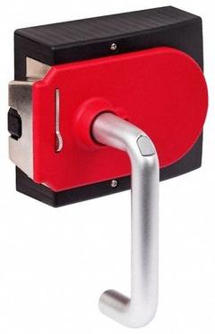 EUCHNER Handle Module: 24 V AC Solenoid Volt, Lever Lock (MPN MGB-H-AA1A1-R-100464). Key specifications — Features: Lockout Mechanism; Brand: EUCHNER; Rotation Type: Right.