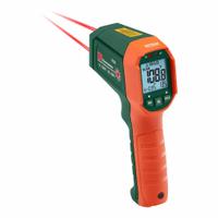 EXTECH Infrared Thermometer: IR320-NIST, Included, Max Temp/Min Temp, Adj @ 0.10 to 1.00, Mini Body. Key specifications — Features: Identifies Target Area Between the Two Points (1 in/25 mm Diameter of Measured Area); Testing Functions: Maximum Temperature; Temperature Alerts: High Temperature; Standards: CE; Resolution °F: 2°F; Manufacturer Part Number: IR320-NIST; Mounting Style - NEW: Handheld Only; Intrinsic Safety - NEW: Not Specified Intrinsically Safe.