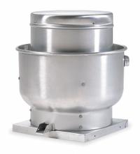 Centrifugal Upblast Roof Exhaust Fan: Belt Drive, Includes Drive Pack, 14 3/4 in Wheel, 2,192 cfm (MPN 7HY49). Key specifications — Brand: DAYTON; Base Shape: Square; Assembly: Unassembled; Motor Enclosure: Totally Enclosed Nonventilated; Nameplate Voltage: 230/460V AC; Mounting Location: Roof; For High-Static Pressure Applications: No; Hazardous Location Specification: Class I Group C, Class I Group D, Class II Group F, Class II Group G.
