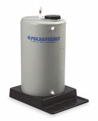 PULSAFEEDER Chemical Tank: 15 gal, Polyethylene Tank, Vertical, 3/8 in Tubing Connection Size (MPN U8800667). Key specifications — Mounting Orientation: Vertical; Compatible Manufacturer Model Number: LB02SA-KTCJ-G19; Includes: Fittings and Tubing; Tank Material: Polyethylene; Compatible Brand: Chem-Tech; Compatible Series: A+.