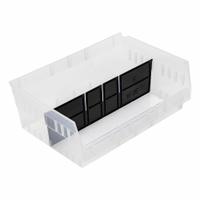 QUANTUM STORAGE SYSTEMS Long Bin Dividers: 10 in x 6 in, 15 in Overall Wd, Black (MPN DSB218/222). Key specifications — Compatible Manufacturer Model Number: QSB222; Brand: QUANTUM STORAGE SYSTEMS.