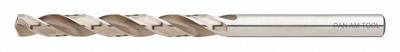 PAN AMERICAN TOOL Double Margin Drill: Letter G, 135° Split Point - Precision Cobalt Jobber-Length Drill Bits