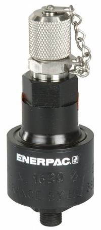 ENERPAC Diaphragm Accumulator: Pre-Charged (MPN ACL21A). Key specifications — attr98880: ENERPAC; attr95429: SAE #4; attr95430: 0.53 cu in @ 5000 psi.