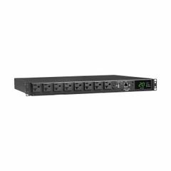 EATON TRIPP LITE PDU: Single-Phase, 127V AC, 16 Outlets, 5-15/20R, Metered, Remote-Monitored, 1 RU (MPN PDUMNH20AT1). Key specifications — Plug Type: NEMA L5-20P; Brand: EATON TRIPP LITE; Phase: Single-Phase; Maximum Input Voltage: 127V AC; Receptacle Type: 5-15/20R; Mounting Location: Wall; Facing: Front.