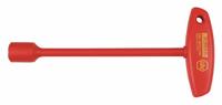 WIHA Hollow Round Shank Nut Driver: T-Handle, Metric, Without Magnetized Tip, Std, 10 mm Tip Size (MPN 33634). Key specifications — attr1214485: Round; attr1214505: WIHA.