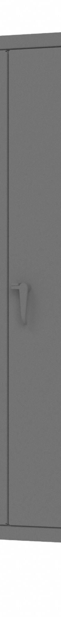 DURHAM MFG Storage Cabinet: 48 1/4 in x 30 1/4 in x 78 in, Swing Handle & Padlockeable, Legs, Gray (MPN HDC-304878-4S95). Key specifications — attr62713: Recessed; attr62698: Gray; attr62736: Welded; attr87895: Legs; attr62693: Assembled; attr62737: Stationary; attr62694: Adjustable; attr62695: Powder Coated.
