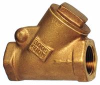 MILWAUKEE VALVE Swing Y Check Valve: Swing, Y-Style Valve Body, 1/2 in Pipe Size, FNPT x FNPT, NPT (MPN 515Y 1/2"). Key specifications — Brand: MILWAUKEE VALVE.