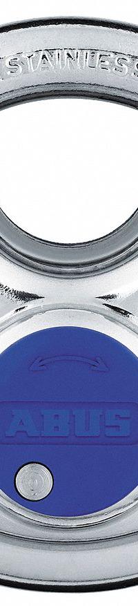 ABUS Padlock: Stainless Steel, Unfinished, Silver, Covered Shackle, Stainless Steel, Diskus 24IB (MPN 24IB/70 MK KD). Key specifications — attr1312298: Diskus 24IB; attr1312306: 238; attr1312342: No; attr1312346: ABUS.