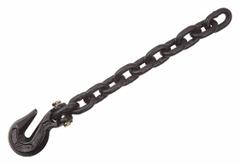 PEERLESS Straight Chain: 3/8 in Trade Size, 80 Chain Grade, Alloy Steel, 7,100 lb Working Load Limit (MPN H3340-5524). Key specifications — Brand: PEERLESS; Hook Type Included: Grab Hook.