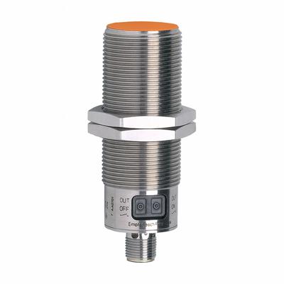 IFM Capacitive Cylindrical Proximity Sensor: 30 mm Dia., Built-in Connector - Cylindrical Sensors with Built-in Connectors