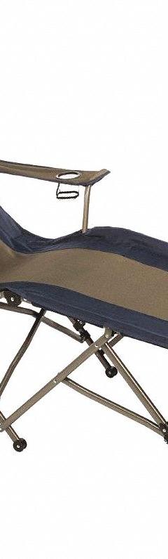 KAMP-RITE TENT COT INC Collapsible Outdoor Chair: Steel, 46 in Overall Ht, 64 in Overall Lg (MPN FL145). Key specifications — attr1057152: KAMP-RITE TENT COT INC; attr1057153: Gray; attr1057160: Carry Bag; attr1057162: Steel; attr1057166: Folding Chair.