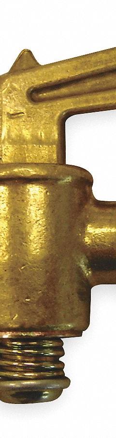 HANSEN Ground Plug Valve: For Fluids Media, 2-Way, 5/8 in Pipe Size, Brass, Compression x MNPT, Male (MPN A664). Key specifications — Brand: HANSEN.