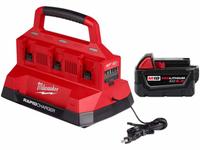 MILWAUKEE Battery and Charger: M18™, 5 Ah, Battery Included, Charger Included, 18V DC (MPN 48-59-1809, 48-11-1850). Key specifications — attr1278107: Not Oil-Resistant.