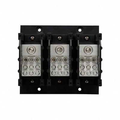 BUSSMANN Power Distribution Block: Open, Lug, Lug - Open Blocks with Lugs