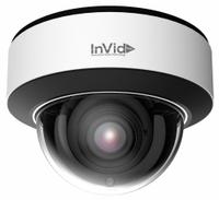 INVID TECH IP Camera: Dome, Fixed, 12 mm Max Focal Lg, 5MP, RJ45, 103° Max Viewing Angle, 1/2.7 CMOS (MPN PAR-P5DRIRA2812-LC). Key specifications — Image Sensor: 1/2.7 CMOS; Resolution: 5MP; Brand: INVID TECH; Camera Design: Dome; Compatible Connector: RJ45.