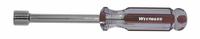 WESTWARD Solid Round Shank Nut Driver: Straight, SAE, Without Magnetized Tip, Std, 7/16 in Tip Size (MPN 401L24). Key specifications — attr1214485: Round; attr1214505: WESTWARD.