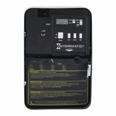 INTERMATIC Electronic Timer: 24 hr, Not Astronomic, 120V AC, SPST - Digital Timer Switches