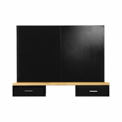 HALLOWELL Pegboard Panel: Round, 1/4 in Peg Hole Size, 45 in x 60 in x 1 in, Steel - Round-Hole Pegboard Panels