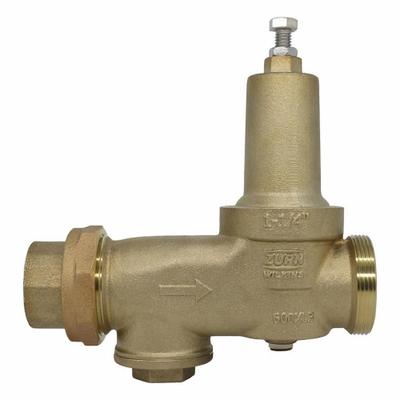 WILKINS Pressure Reducing Valve: Solder x FNPT, 1 1/4 in Pipe Size, Brass - Standard Capacity Water Pressure Regulators