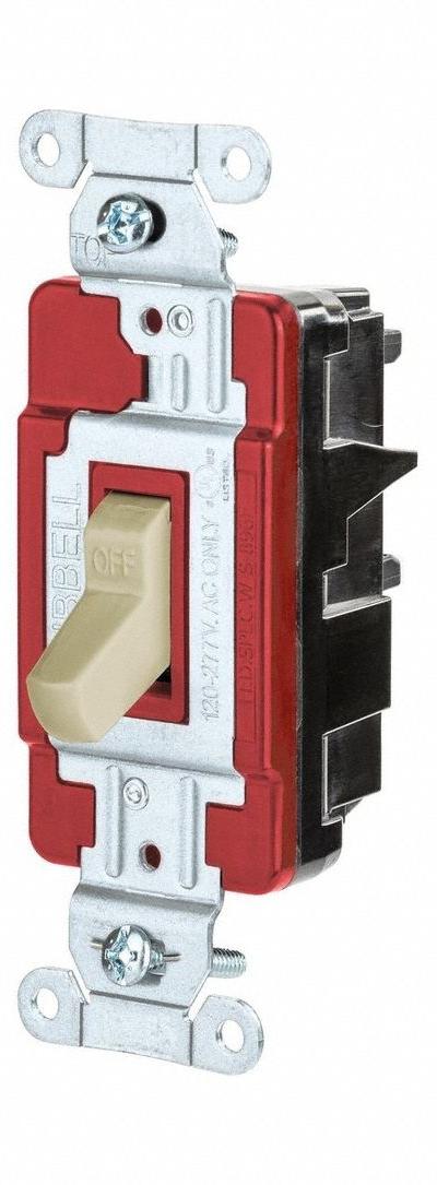 HUBBELL Wall Switch: Toggle Switch - Toggle Wall Switches
