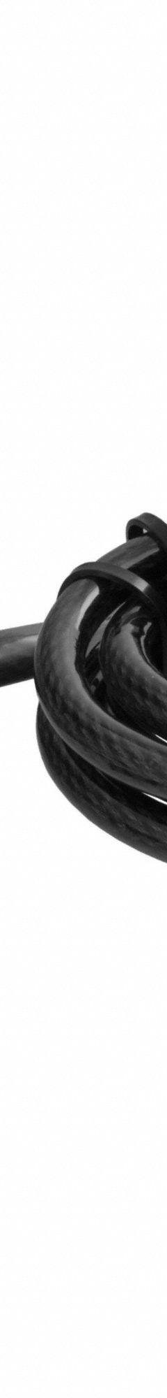 CURT Automotive Hitch Lock: Black, 6 ft Cable Lg, 3/8 in Cable Dia, Key Locking (MPN 23666). Key specifications — Cable Coating: Vinyl; Cable Color: Black; Cable Lock Type: Adjustable Length Cable Locks; Locking Style: Key; Brand: CURT.