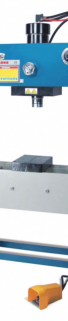 BAILEIGH Hydraulic Press: Air, H-Frame, 100 ton (MPN HSP-100A). Key specifications — attr1088151: BAILEIGH INDUSTRIAL.