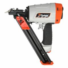 PASLODE Air Nail Gun: Metal Connector, Straight, Adhesive, 1/4 in NPT, Combo, Strip Collation (MPN 515850). Key specifications — attr1320923: PASLODE; attr1320894: Combination.