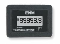 ENM Hour Meter: Hour Meters, Front Panel Mounting, Digital, 2 1/8 in x 1 3/8 in, LCD, Tenth, T54D1. Key specifications — Mounting Style: Panel; Bezel Face Shape: Rectangular; Hour Unit Increment: Tenth; Brand: ENM; Manufacturer Part Number: T54D1; Meter Type_Broad: Digital.