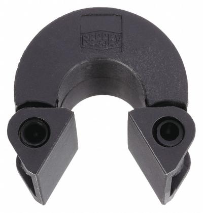 BESSEY Replacement Strap Clamp Corner Clips: Polyamide, 1 1/4 in Overall Lg, 5HXR0 - Corner Clips for Strap Clamps