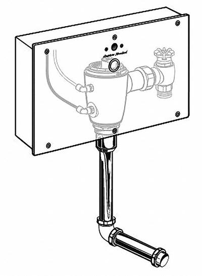 AMERICAN STANDARD Automatic Flush Valve: Selectronic, 0.125 gpf Gallons per Flush - Urinal Automatic Flush Valves