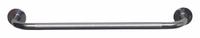 HEALTHSMART Wall Grab Bar: Straight, 24 in Lg, 1 in Dia, Steel, Chrome-Plated, 250 lb Wt Capacity (MPN 521-1570-0624). Key specifications — Finish: Chrome-Plated; Brand: HEALTHSMART.