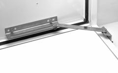 HOFFMAN Door Stop Kit: Securing Door Open, Steel (MPN ALGDSTOP2). Key specifications — Finish: Plated; Brand: HOFFMAN; Accessory Type: Door Stop Kit; Application: Securing Door Open; Material: Steel.