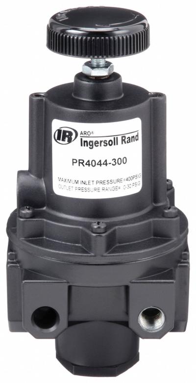 ARO Precision Compressed Air Regulator: Zinc Die-Cast, 1/2 in NPT, 200 cfm - Precision Air Regulators