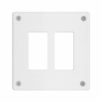 LEGRAND Wall Plate: Decorator-Rocker, 2 Gang, White, Jumbo Size (MPN WSP02G2PS). Key specifications — Brand: LEGRAND; Material: Steel; Includes: Allen Head Screws.
