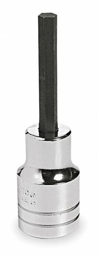PROTO Socket Bit: 1/2 in Drive Size, Hex Tip, 8 mm Tip Size, 3 1/4 in Overall Lg, Fixed Insert (MPN J5441-8M). Key specifications — attr1204765: Fixed Insert; attr1204767: PROTO.