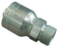 AEROQUIP Hydraulic Crimp Fitting: Steel x Steel, Straight, -8 For Hose Dash Size, Male x Genderless (MPN 4SA8MR8). Key specifications — Fitting Gender: Male x Genderless; Fitting Connection Type: ORS x Crimp; For Hose Dash Size: -8; Thread Size: 13/16"-16; Brand: AEROQUIP.