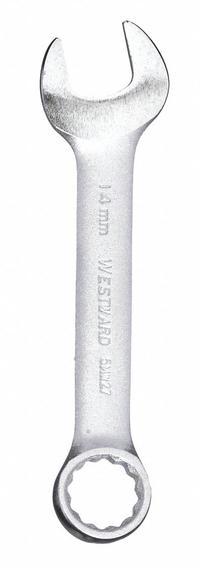 WESTWARD Combination Wrench: Alloy Steel, Satin, 14 mm Head Size, 4 3/8 in Overall Lg, Offset (MPN 5MW27). Key specifications — attr309539: 14 mm; attr309567: No; attr324930: WESTWARD.