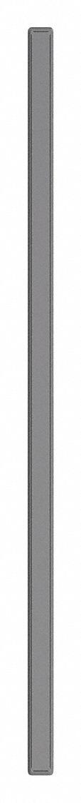 ASI GLOBAL Partition Column: Steel, Smooth Semi Gloss, Charcoal, 82 in Ht, 3 in Wd, 1 1/4 in Thick (MPN 40-91370303-23). Key specifications — Inner Core Type: Honeycomb; Brand: ASI GLOBAL PARTITIONS; Color: Charcoal; Finish/Texture: Smooth Semi Gloss.
