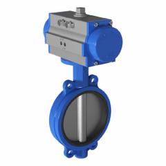 ABZ VALVES Pneumatically Actuated Butterfly Valve: For HVAC/Wastewater/Water Media, Air to Air, EPDM (MPN 5350037460). Key specifications — Brand: ABZ VALVES; Pilot Solenoid Voltage: Not Included.