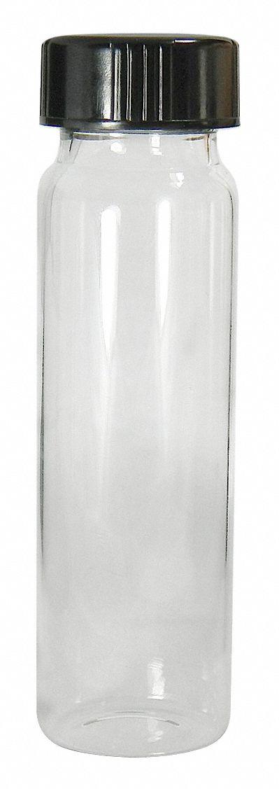 QORPAK Vial: 7.5 mL, Includes Closure, Phenolic, 17 mm Body Dia, Square, Colorless - Glass Sample Vials