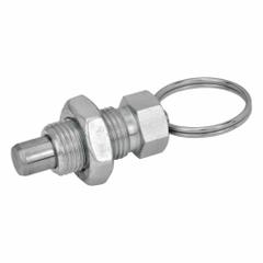 JW WINCO Indexing Plungers with Pull Ring: Steel Body w/ SS Plunger, M8x1 Thread (MPN 717-5-M8X1-AK-ST). Key specifications — Brand: JW WINCO.