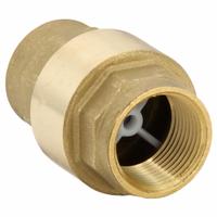 BONOMI VALVE: Swing, Inline Valve Body, 1 in Pipe Size, FNPT x FNPT, Brass, For Gas/Oil/Water Media (MPN 100012LF-1"). Key specifications — Brand: BONOMI.