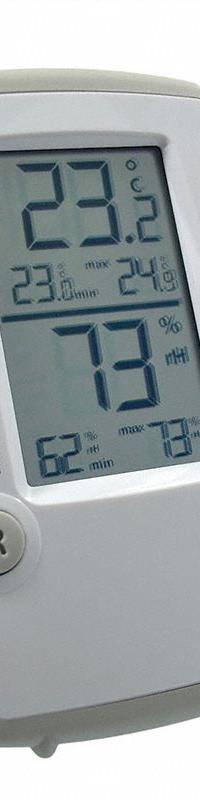 THERMCO Hygrometer: 20%to 100% Humidity Range, Humidity/Temp, Built-In (MPN 30515). Key specifications — Primary Scale: Humidity/Temperature; Secondary Scale: Humidity/Temperature; Display Type: Digital; Brand: THERMCO.
