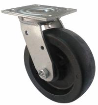 APPROVED VENDOR Plate Caster: Swivel, No Brake, Nylon, 4 in Wheel Dia., 2 in Wheel Wd, Slot, Swivel (MPN P21S-NMB040K-14). Key specifications — Brand: APPROVED VENDOR; Wheel/Tread Color: Black; Roll Up: Swivel.