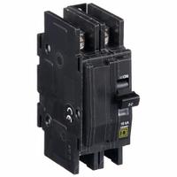 SQUARE D Miniature Circuit Breaker: 50 A, 120/240V AC, Single Phase, 10kA at 120/240V AC, 2 Poles (MPN QOU250). Key specifications — Phase: Single; Amps: 50 A; AC Voltage Rating: 120/240V AC; Max. AIR Rating: 10kA at 120/240V AC; For Use With: Heating; Brand: SQUARE D.