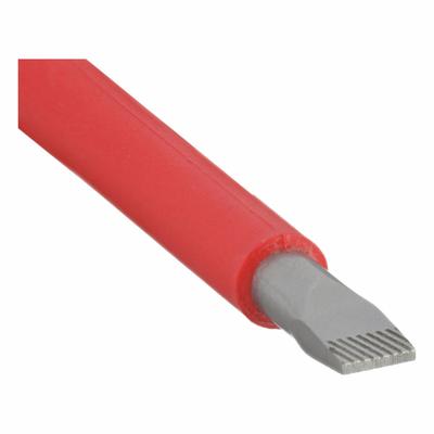 WERA Insulated Slotted Screwdriver: Kraftform, 7/32 in Tip Size, Long Lg, 10 in Overall Lg - Insulated Slotted Screwdrivers