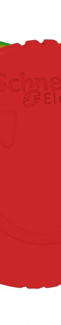 SCHNEIDER Multihead Operator: Red, 22 mm Mounting Size, Non-Metallic, Maintained (MPN ZB5AS844). Key specifications — Brand: SCHNEIDER; Action: Maintained; Series: XB5; Push Button Material Type: Non-Metallic.