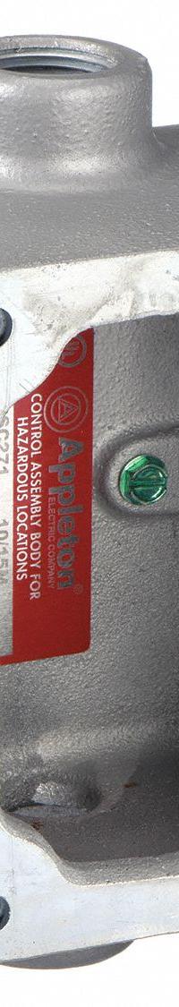 APPLETON ELECTRIC Mounting Body: 1 Gangs, Iron, 1/2 in Hub Size, Feed Through, 6 13/16 in Overall Ht (MPN EDSC171). Key specifications — Brand: APPLETON ELECTRIC; Hub Type: Feed Through.